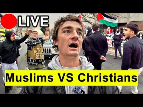 IRL Christians Protest Islamic Capital of Texas